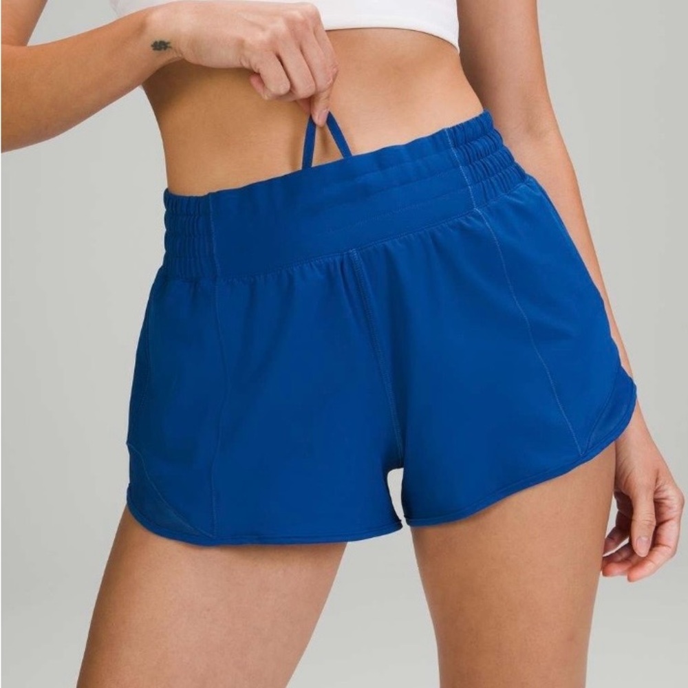 Lululemon Blue Hotty Hot Shorts